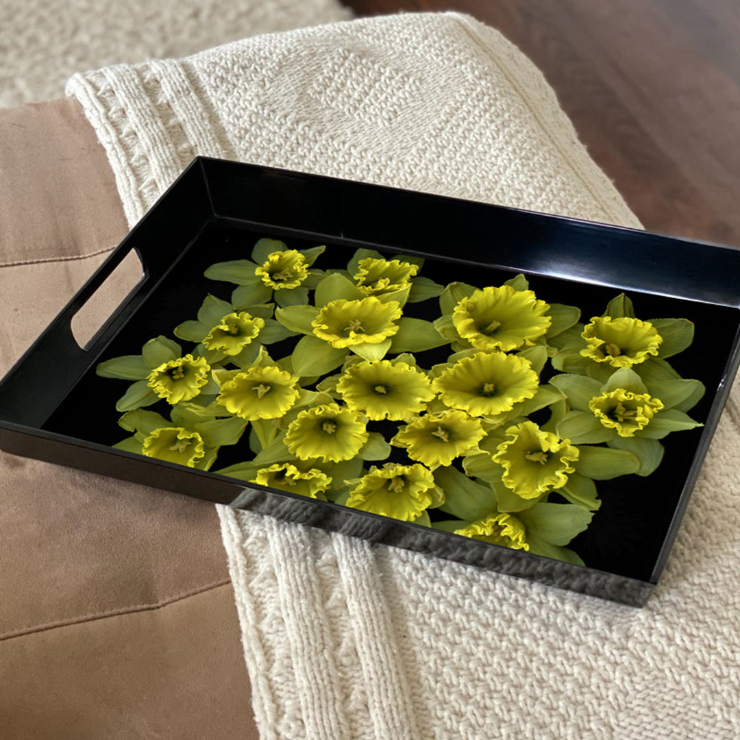 All Over Daffodil Tray