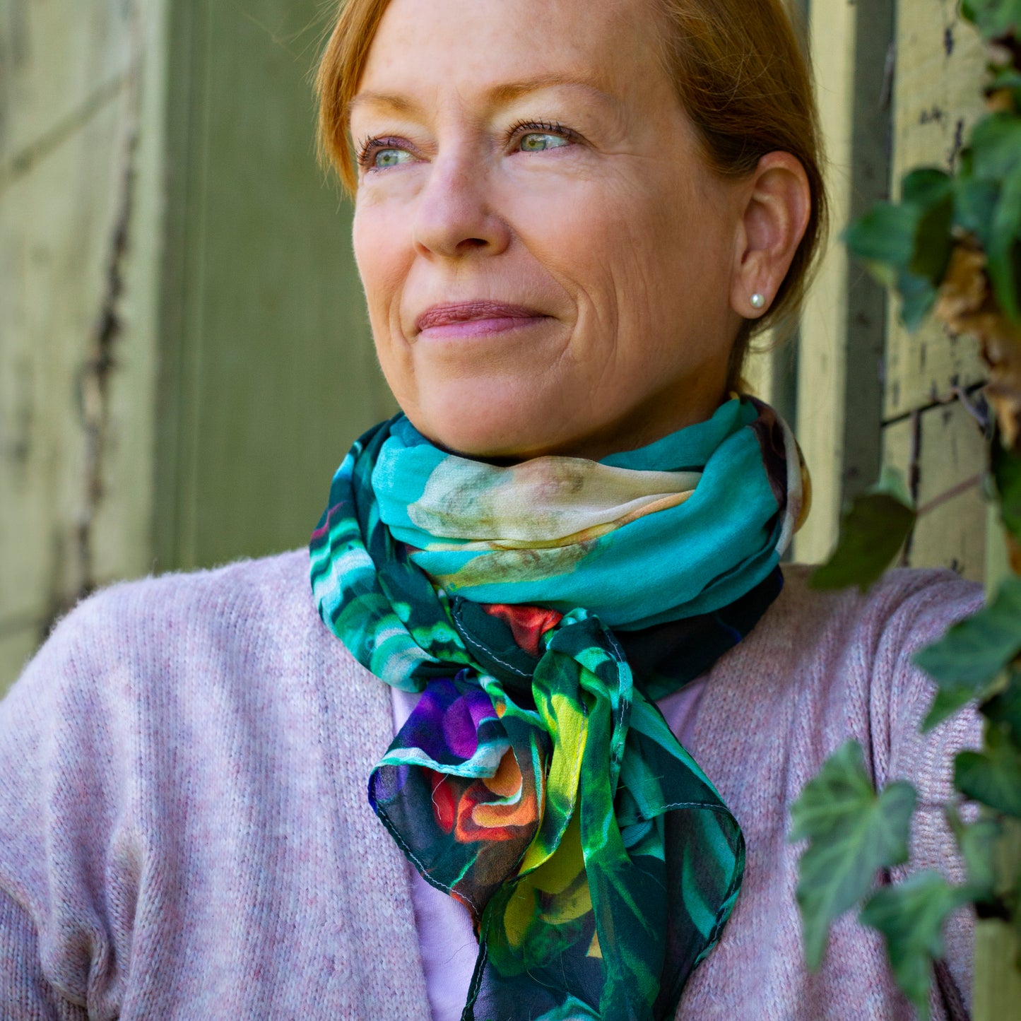 Frida Kahlo Scarf - Silk