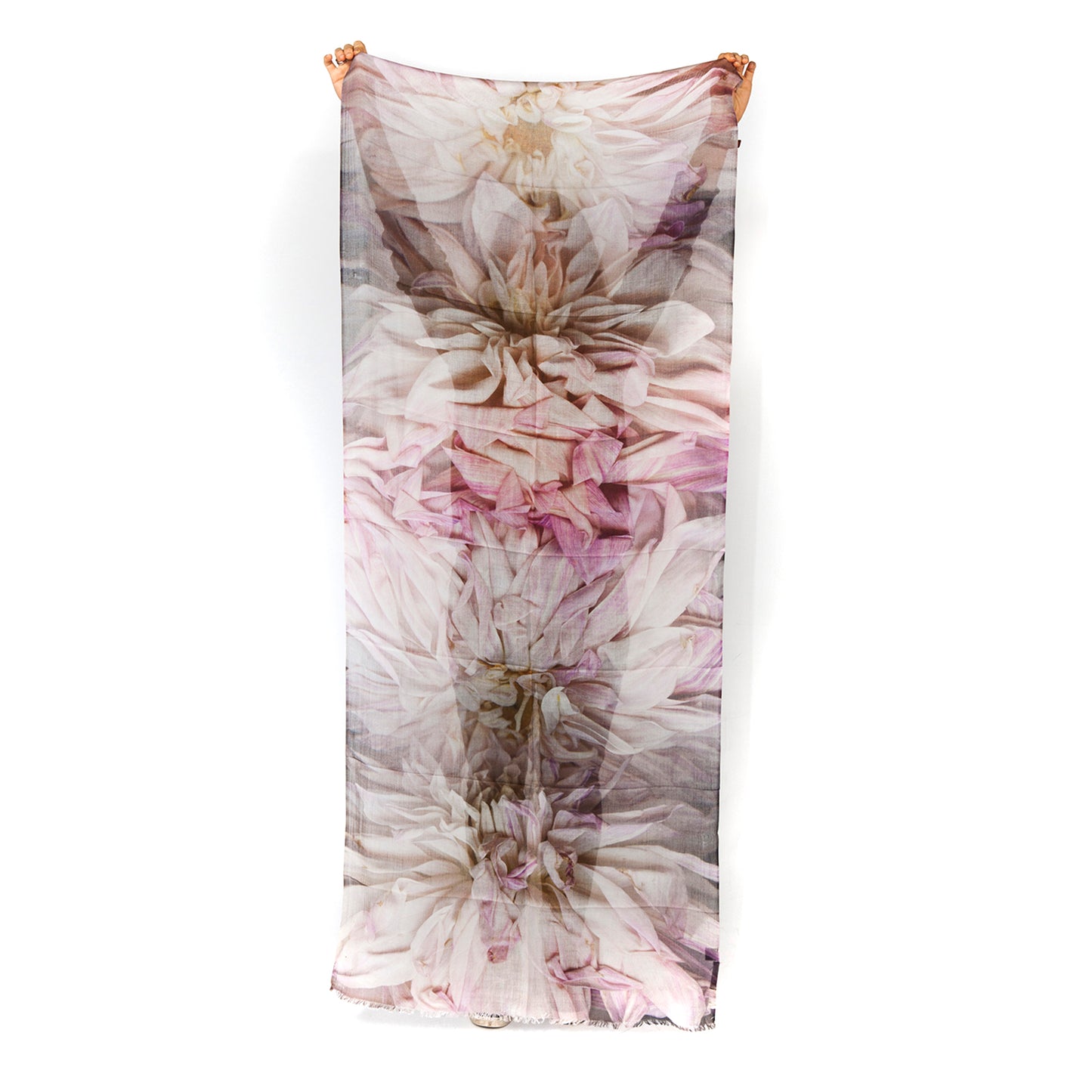 Pink Dahlia Scarf  - Modal