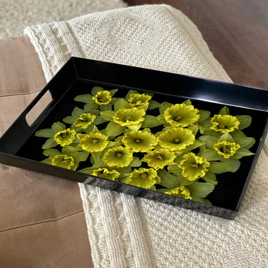 All Over Daffodil Tray